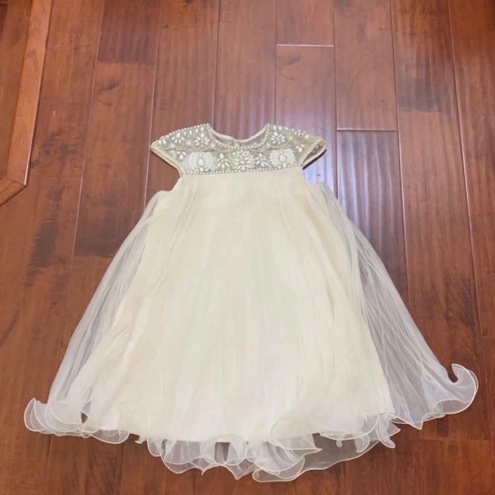 Marchesa Neiman Marcus Beaded Ruffle Dress  Girl